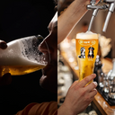 Dog Dad,Pet Dad - Dog Dad I Woof You Thanks For Putting Up With Me - Personalized Pilsner Glass