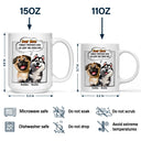 Pet Lovers,Dog Lovers,Dog Mom,Happy - Dog Lovers Still Staring At You - Personalized Mug