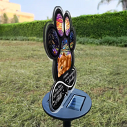 Memorial,Dog Lovers,Dog Mom,Dog Dad,Dog Couple,Non-Eng,Vector,Sympathetic - Dog Lying On Pawprint - Personalized Solar Light