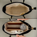 Dog Mom Cute 3D Effect Dog - Personalized Leather Tote Bag