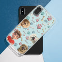 Pet Lovers,Pet Mom,Pet Dad,Dog Lovers,Dog Mom,Dog Dad - Dog Mom Dog Dad 3D Effect - Personalized Clear Phone Case