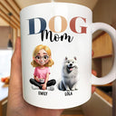 Dog Lovers,Pet Lovers,Dog Mom,Dog Dad,Cat Lovers,Cat Mom,Cat Dad,Pet Mom,Pet Dad - Dog Mom Dog Dad Cat Mom Cat Dad - Personalized Mug
