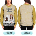 Pet Lovers,Pet Mom,Pet Dad,Dog Lovers,Dog Mom,Dog Dad,Christmas,Love - Dog Mom Dog Dad Official Sleep Shirt - Personalized Unisex Ugly Sweater