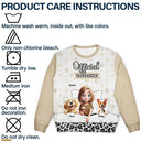 Pet Lovers,Pet Mom,Pet Dad,Dog Lovers,Dog Mom,Dog Dad,Christmas,Love - Dog Mom Dog Dad Official Sleep Shirt - Personalized Unisex Ugly Sweater