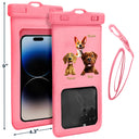 Dog Lovers, Funny - Dog Mom Dog Dad Pet Lover Beach And Pool - Personalized Waterproof Phone Pouch