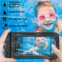 Dog Lovers, Funny - Dog Mom Dog Dad Pet Lover Beach And Pool - Personalized Waterproof Phone Pouch