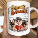 Dog Lovers, Dog Mom, Dog Dad, Gift For Yourself, Happy - Dog Treat Dealer 3D Effect - Personalized Mug