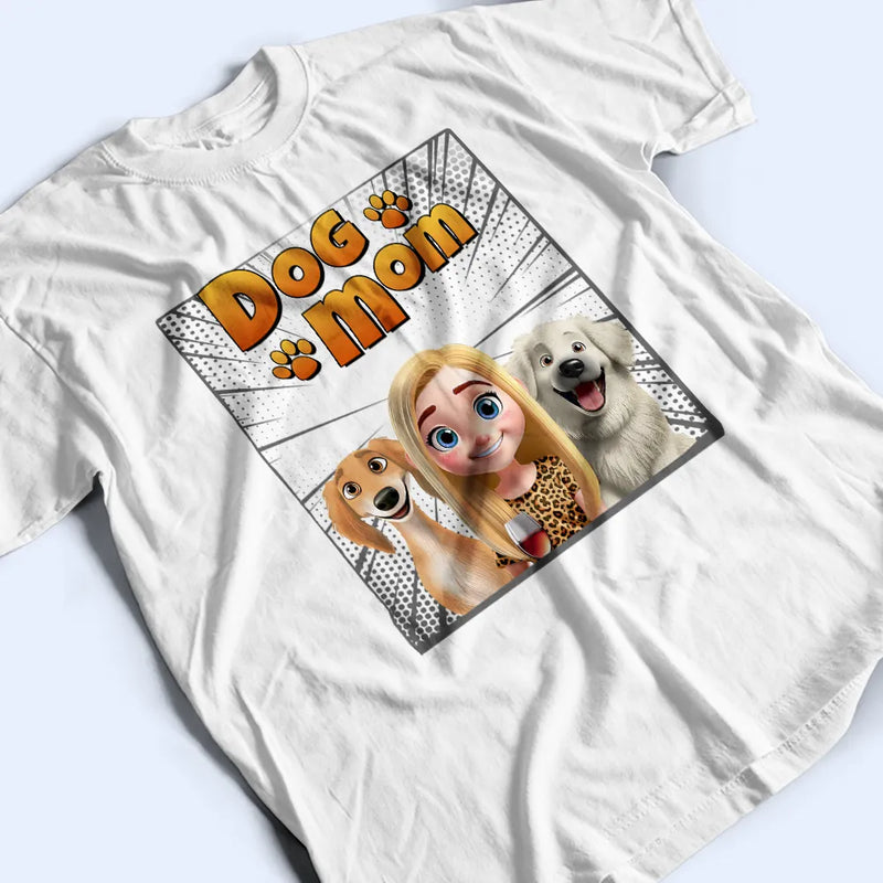 Dog Lovers,Dog Mom,Dog Dad,Gift For Yourself,Happy - Dog Treat Dealer 3D Effect - Personalized T Shirt