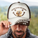 Dog Lovers,Pet Lovers,Dog Mom,Dog Dad,Pet Mom,Pet Dad - Dogs Make Me Happy - Personalized Classic Cap
