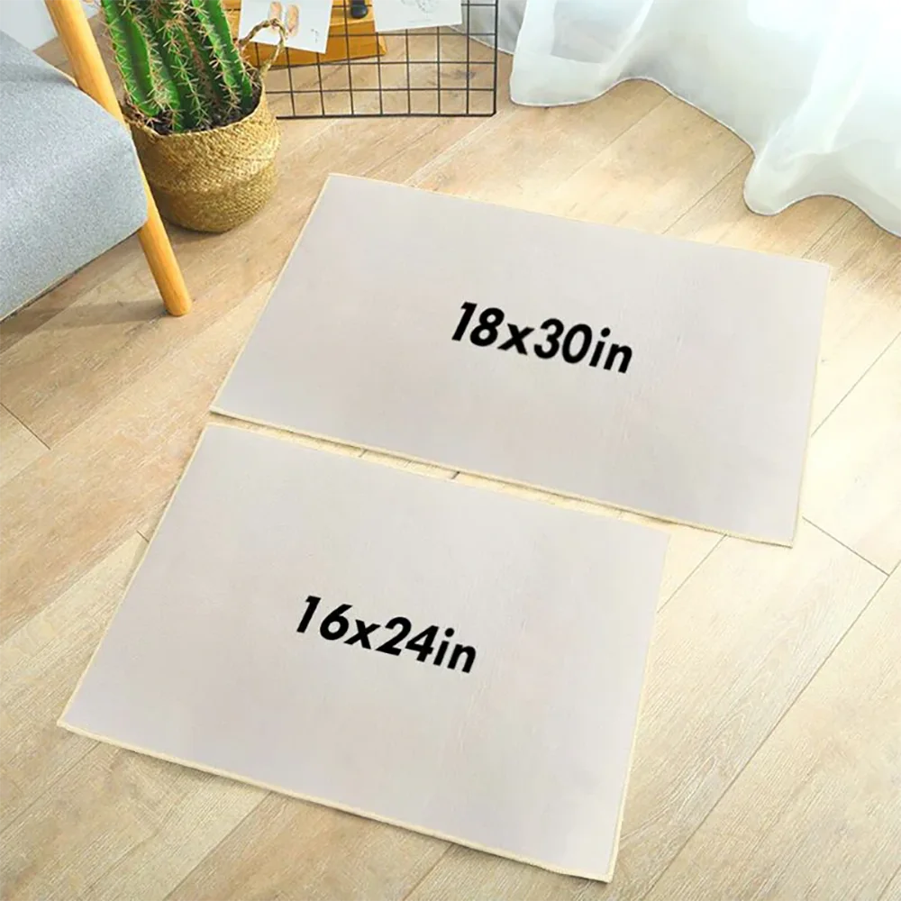 Beware A Crazy Dog Lady And Her Dogs Live Here - Personalized Doormat