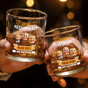 Gift For Husband, Gift For Yourself, Funny, Happy, Gift For Father, Dad - Children - Drink Responsibly Your Kid Is Watching - Personalized Whiskey Glass