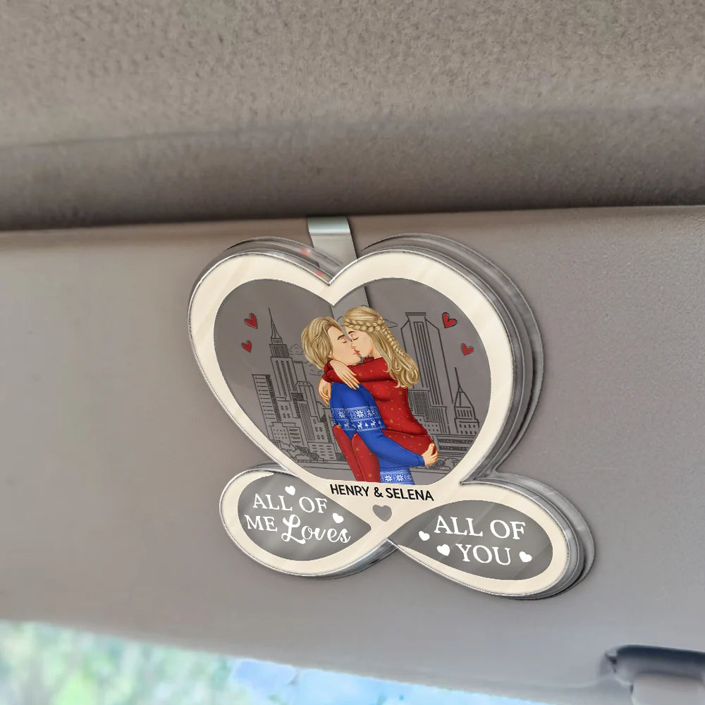 Personalized Custom Shaped Acrylic Car Visor Clip Custom Photo Drive Safe I Love You Couple - Personalized Custom Shaped – The Next Custom Gift Visor Clip Photo Frame