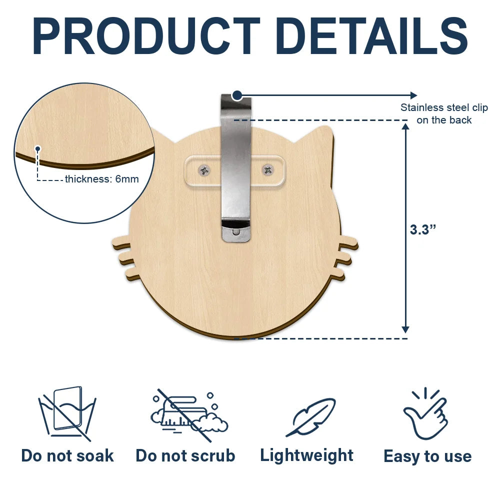 Conduisez prudemment, maman, papa, effet 3D, chat – Clip de pare-soleil de voiture personnalisé en forme de chat