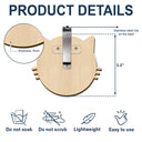 Conduisez prudemment, maman, papa, effet 3D, chat – Clip de pare-soleil de voiture personnalisé en forme de chat