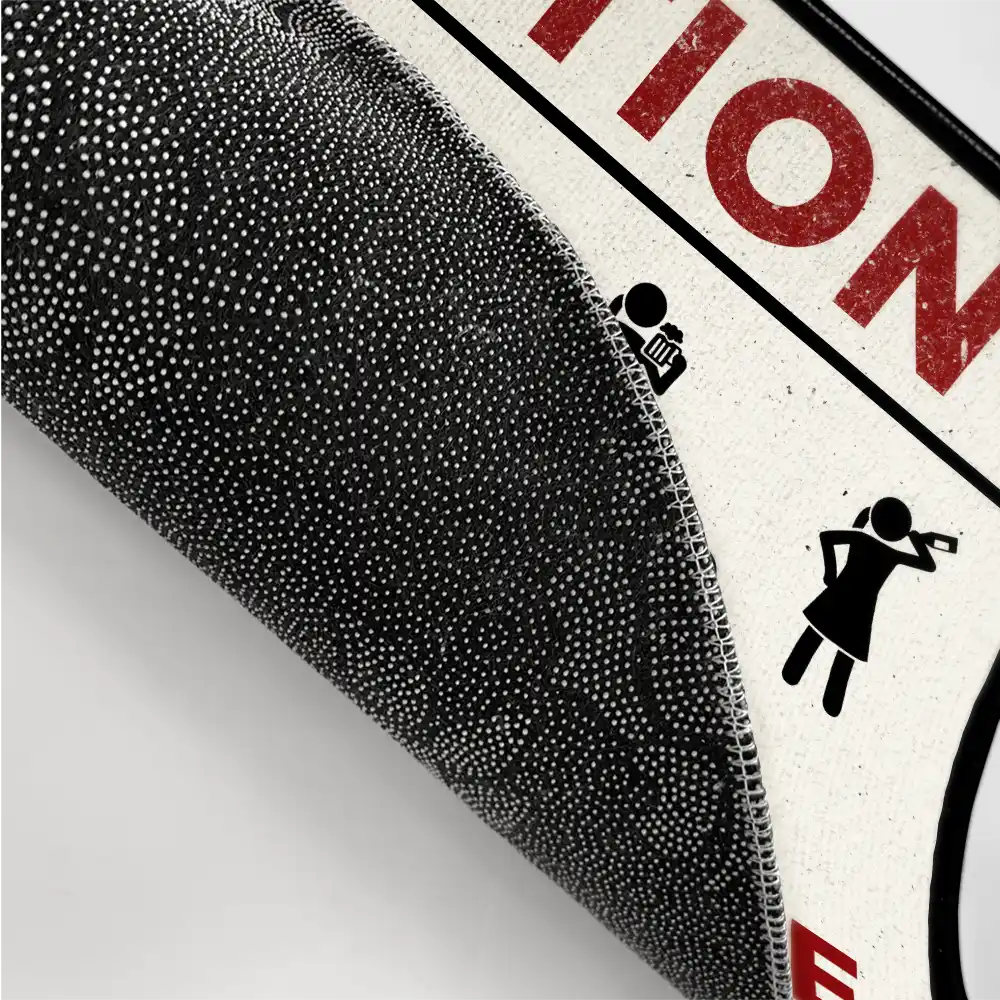 Camping,Gift For Couples,Best friends' Hobby,Top Market,Funny,Family - Drunk Stick Figure We Are Camping Again - Personalized Doormat