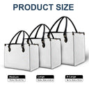 Gift For Wife,Gift For Mother,Gift For Grandma,Love,Family - Mom Grandma Sweethearts Toile - Personalized Leather Bag