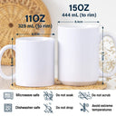 Gift For Couples,Gift For Husband,Gift For Wife,Gift For Boyfriend,Gift For Girlfriend,Funny - Couple I Love You Every Day - Personalised White Edge-to-Edge Mug