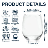 Pet Lovers,Pet Mom,Pet Dad,Retirement,Beach,Happy - Retired Full Time Dog Cat Mom - Personalized Stemless Wine Glass