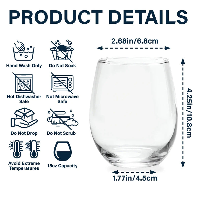 Gift For Bestie,Old Best friends,Funny,Gift For Sisters,Gifts For Colleagues - No One Will Ever Be As Entertained By Us As Us Bestie - Personalized Stemless Wine Glass