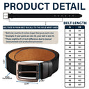 Congrats On Being My Husband You Lucky - Funny Gift For Hubby, Boyfriend, Spouse, Fiance, Dad Gift - Personalized Engraved Leather Belt