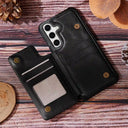 Gift For Yourself,Gift For Women,Gift For Men,Happy - Monogram Initial - Personalized Leather Flip Wallet Phone Case