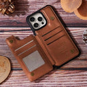 Life Is Tough But So Am I - Personalized Leather Flip Wallet Phone Case
