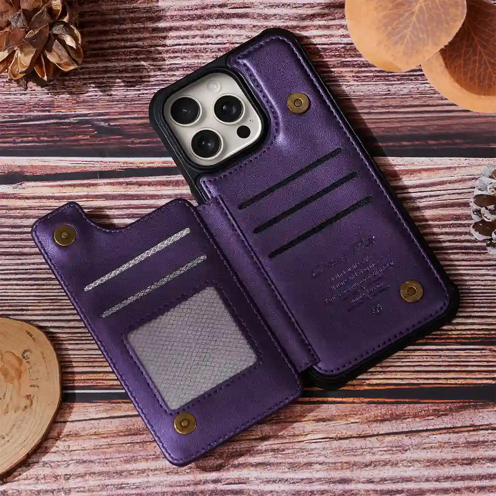 The Cat Mother 3d Effect - Personalized Leather Flip Wallet Phone Case