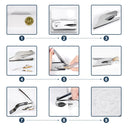 Reading, Gift For Yourself, Happy, Gift For Women - From The Library Of Book Lover Birth Flower - Personalized Embosser Stamp