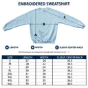 Portrait photo personnalisé sur une ligne - Cadeau pour vous-même, votre famille, vos couples, les amoureux des animaux - Sweat-shirt brodé personnalisé