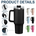 Gift For Father,Gift For Grandpa,Fishing,Non-Eng,Icon,Proud - Reel Cool Dad Grandpa - Personalized Engraved 40oz Tumbler