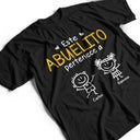 Gift For Women,Gift For Men,Parents,Gift For Mother,Gift For Grandpa,Gift For Father,Gift For Grandma,Gift For Grandparents,Love,Spanish - Este Abuelo Esta Abuela Este Papá Esta Mamá Pertenece A - Camiseta Personalizada