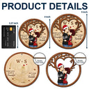 Love,Gift For Couples,Gift For Husband,Gift For Wife,Gift For Boyfriend,Gift For Girlfriend,Christmas - Every Love Story Is Beautiful But Ours Is My Favorite - Personalized 2-Layered Wooden Ornament