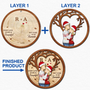 Love,Gift For Couples,Gift For Husband,Gift For Wife,Gift For Boyfriend,Gift For Girlfriend,Christmas - Every Love Story Is Beautiful But Ours Is My Favorite - Personalized 2-Layered Wooden Ornament