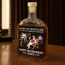 Retirement,Gift For Wife,Gift For Husband,Gift For Yourself,Gift For Women,Gift For Men,Gift For Grandpa,Gift For Father,Gift For Mother,Gift For Grandma,Funny - Every Sip Tastes Like It's Not My Problem Anymore Retirement - Personalized Whiskey Bottle