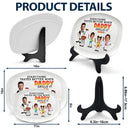 Grilling,Gift For Father,Happy - Everything Tastes Better When Daddy Grills It - Personalized Plate