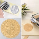 Reading, Gift For Yourself, Happy, Gift For Women - Ex Libris Book Lover - Personalized Embosser Stamp