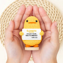 Teacher, Back To School - Excellent Teacher Highly Recommended - Personalized Doll Crochet With Custom Card