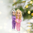 Christmas, Gift For Daughter, Happy, Mom - Daughters (Adult), New Mom, New baby - Expecting Mom & Grandma To Be, New Baby Reveals Baby Keepsake - Personalized Custom Shaped Acrylic Ornament