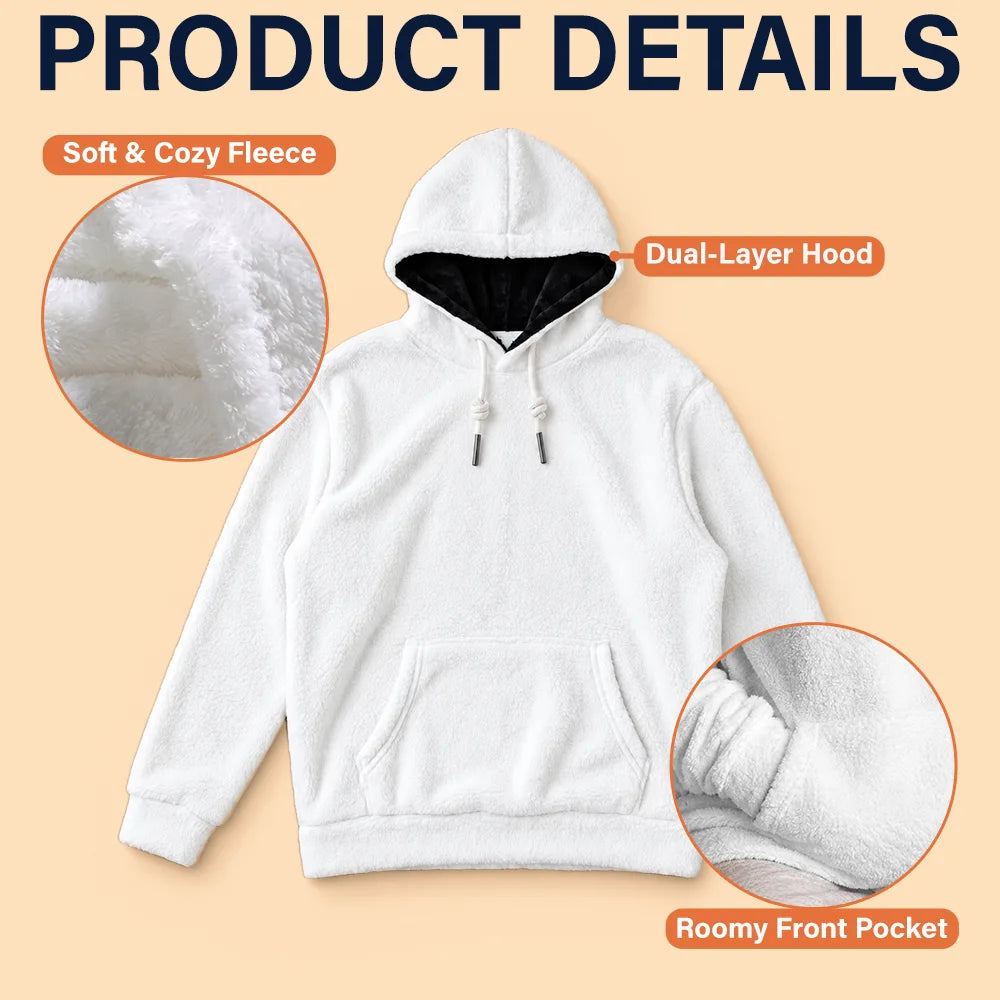 Playful,Christmas,Gift For Kids,Icon - Custom Name Dumpling Pattern Dripping Ice Cream Squishy Hunting Gift For Kids - Personalized Fleece Hoodie