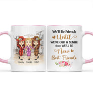 Meilleurs amis, vieux et séniles - Cadeau pour meilleurs amis - Tasse personnalisée