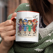Meilleurs amis, vieux et séniles - Cadeau pour meilleurs amis - Tasse personnalisée