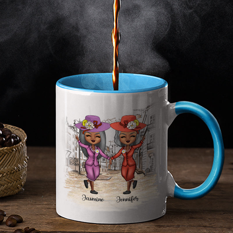 Meilleurs amis, vieux et séniles - Cadeau pour meilleurs amis - Tasse personnalisée