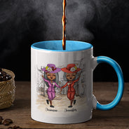 Meilleurs amis, vieux et séniles - Cadeau pour meilleurs amis - Tasse personnalisée