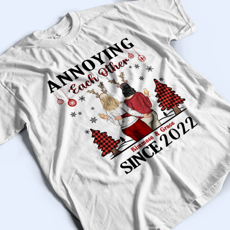 Christmas Couple I Want To Annoy For The Rest Of My Life - Personalized Custom Sweatshirt