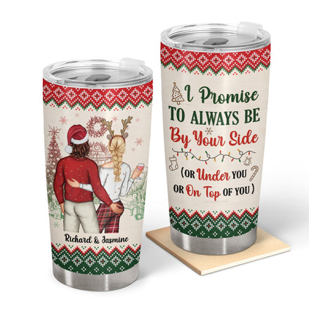 Couple de Noël toujours à vos côtés - Gobelet personnalisé