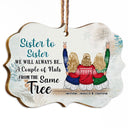 Christmas From The Same Tree - Gift For Sisters - Personalized Custom Wooden Ornament