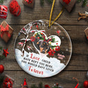 Christmas Custom Photo Memorial Pet Lovers If Love Could Have Kept You - Personalized Custom Circle Acrylic Ornament