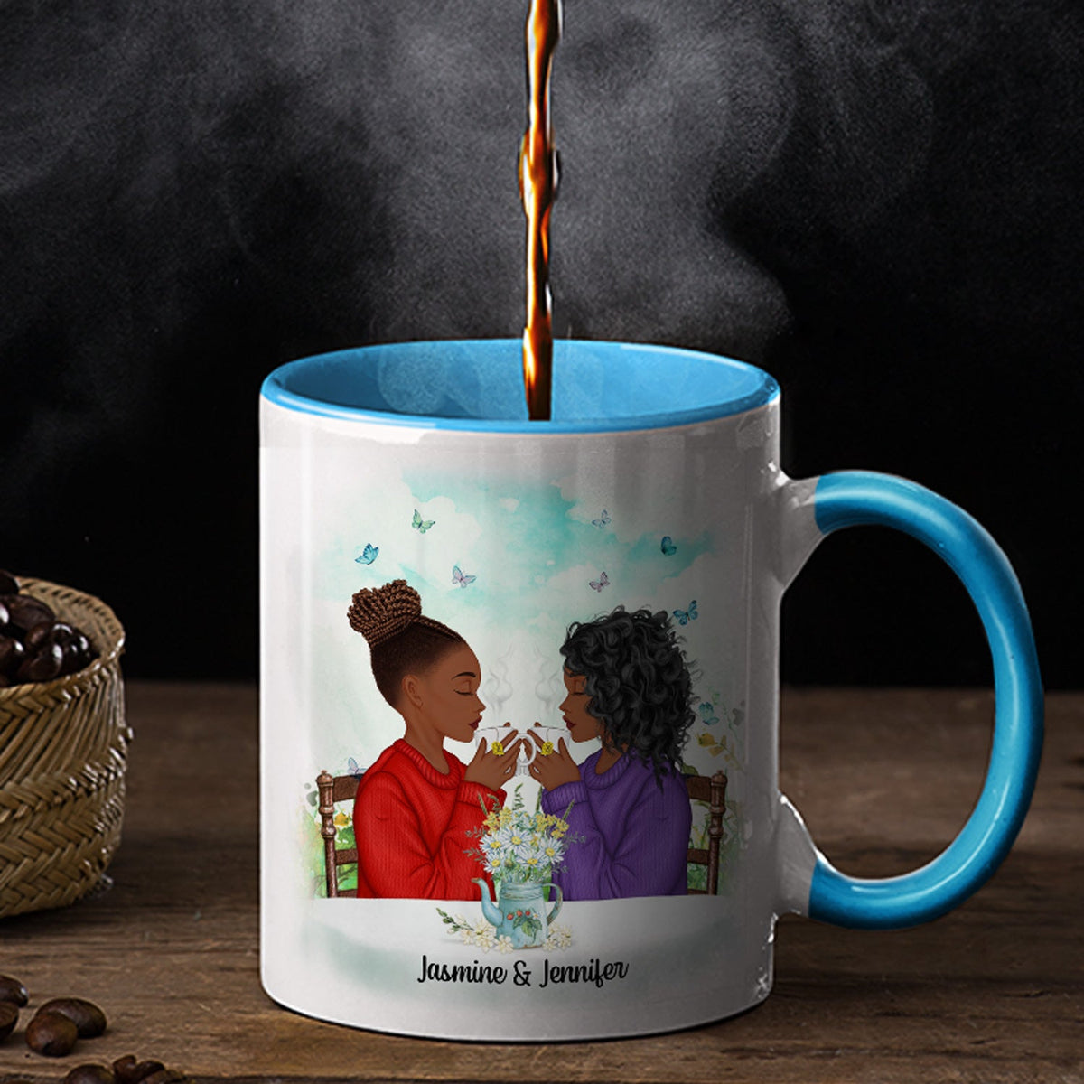 Tasse personnalisée « Soyez toujours mon meilleur ami »