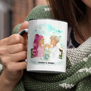 Tasse personnalisée « Soyez toujours mon meilleur ami »