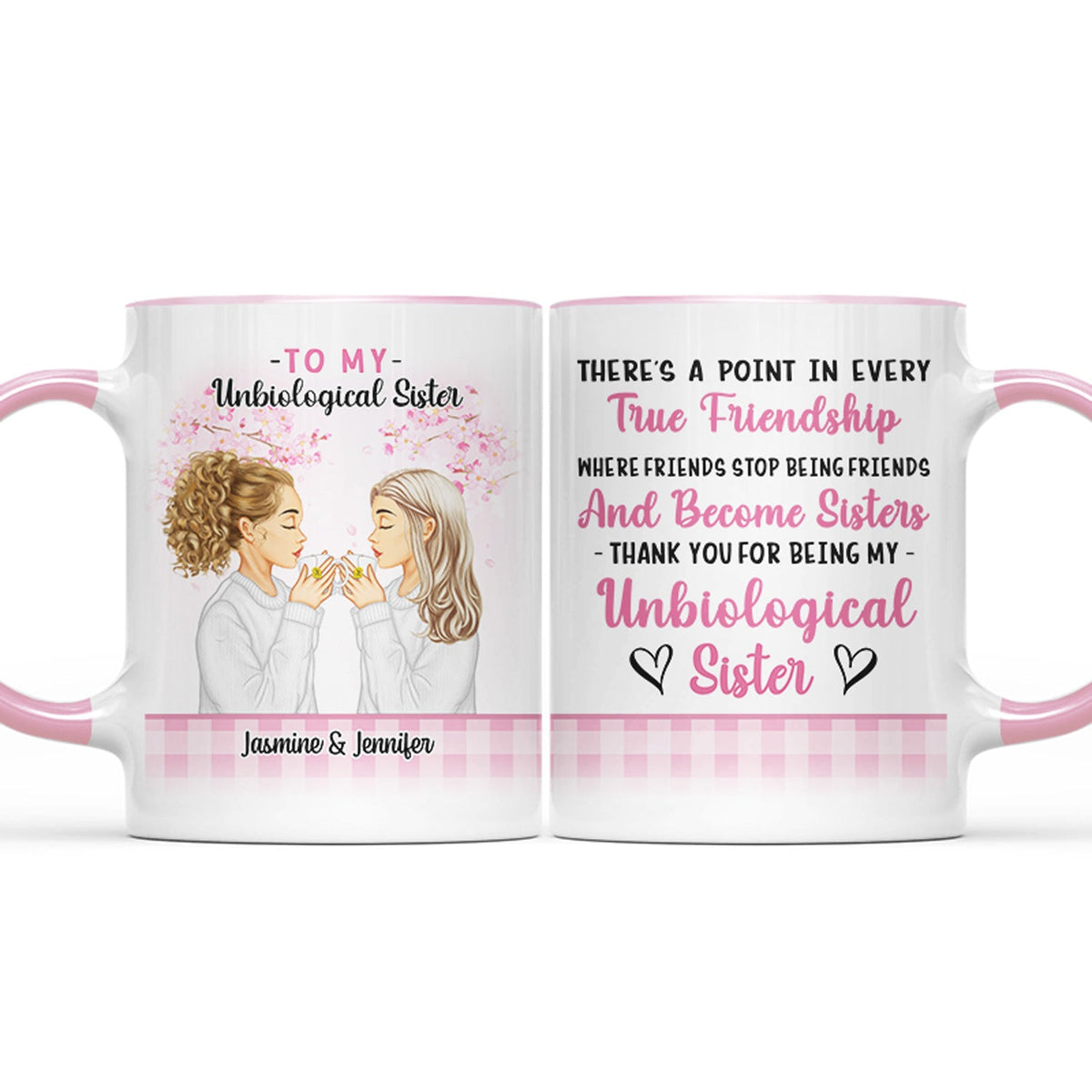 In Every True Friendship - Gift For Bestie - Personalized Custom Accent Mug